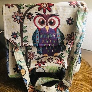 🆕NWOT🆕 Colorful Owl Purse w/ Adjustable Strap🦉